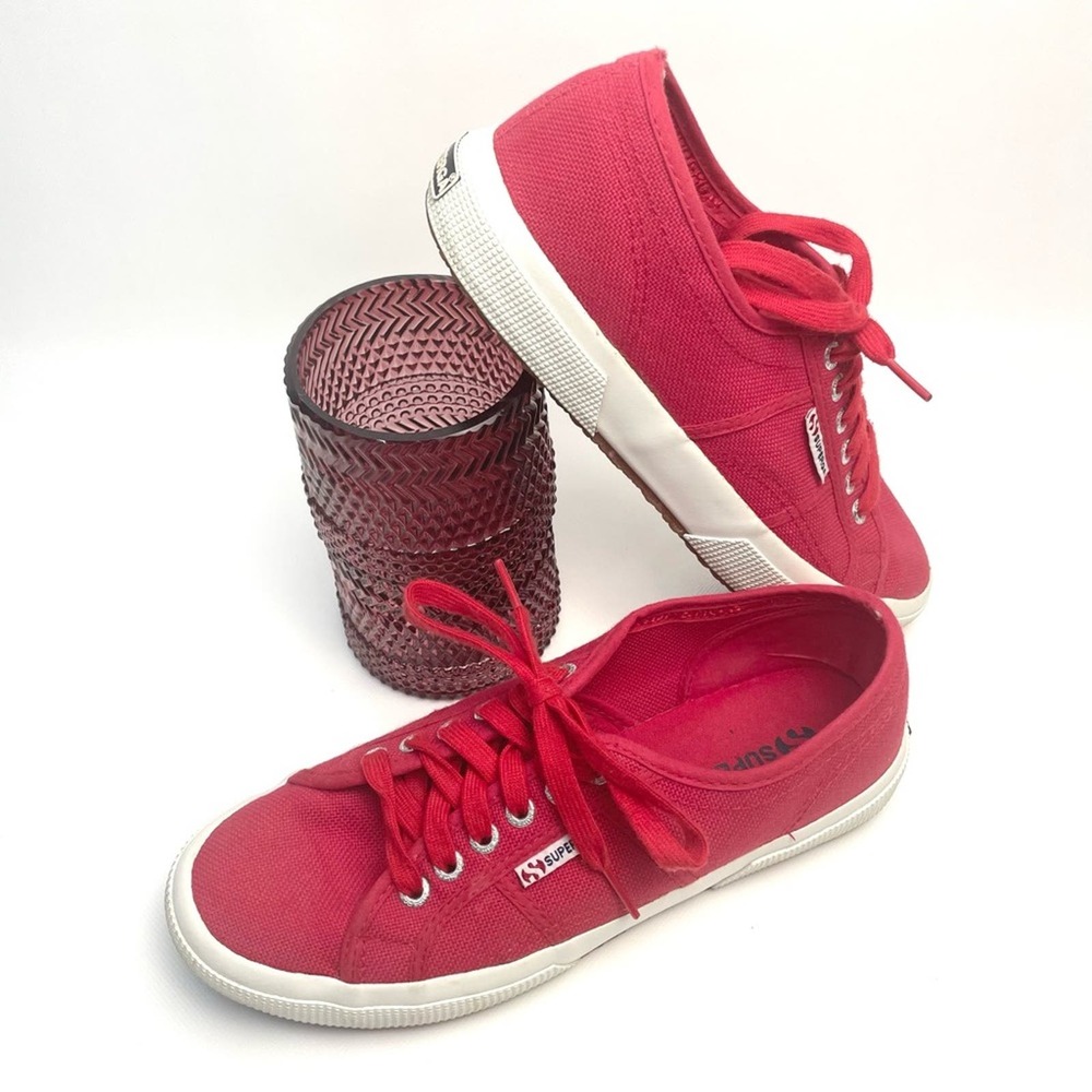 Superga 2750 Cotu Classic Sneakers Size 10 Red